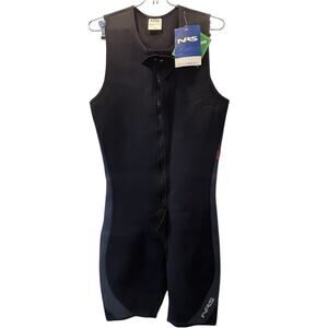 NRS Little John Suit Scuba Thermal Layer Sz L Black Watersports Snorkeling Dive